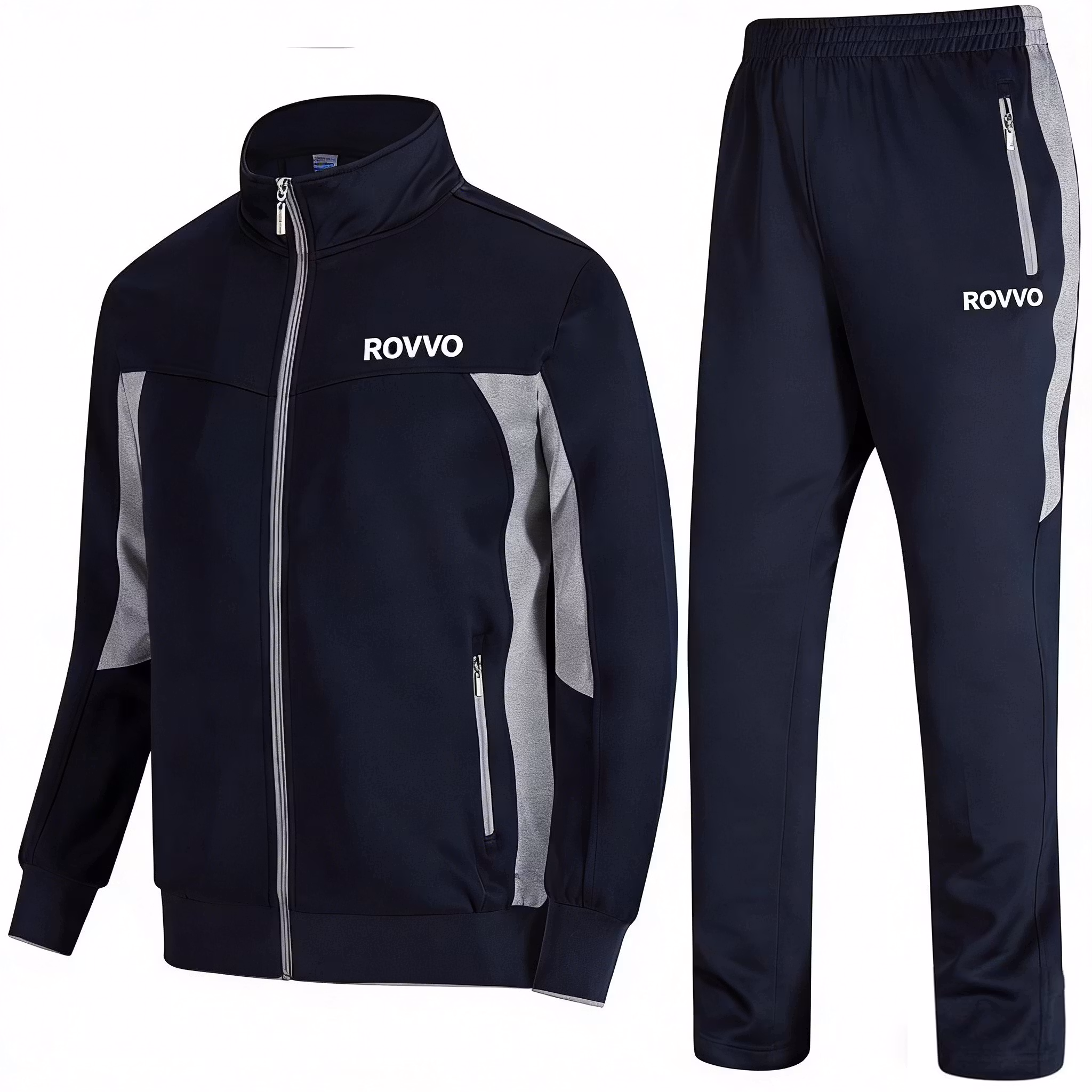 High Quality Custom Long Sleeve Football Jersey Training Sports Wear Full Zip Soccer Training Joggeing Winter Tracksuit for Men