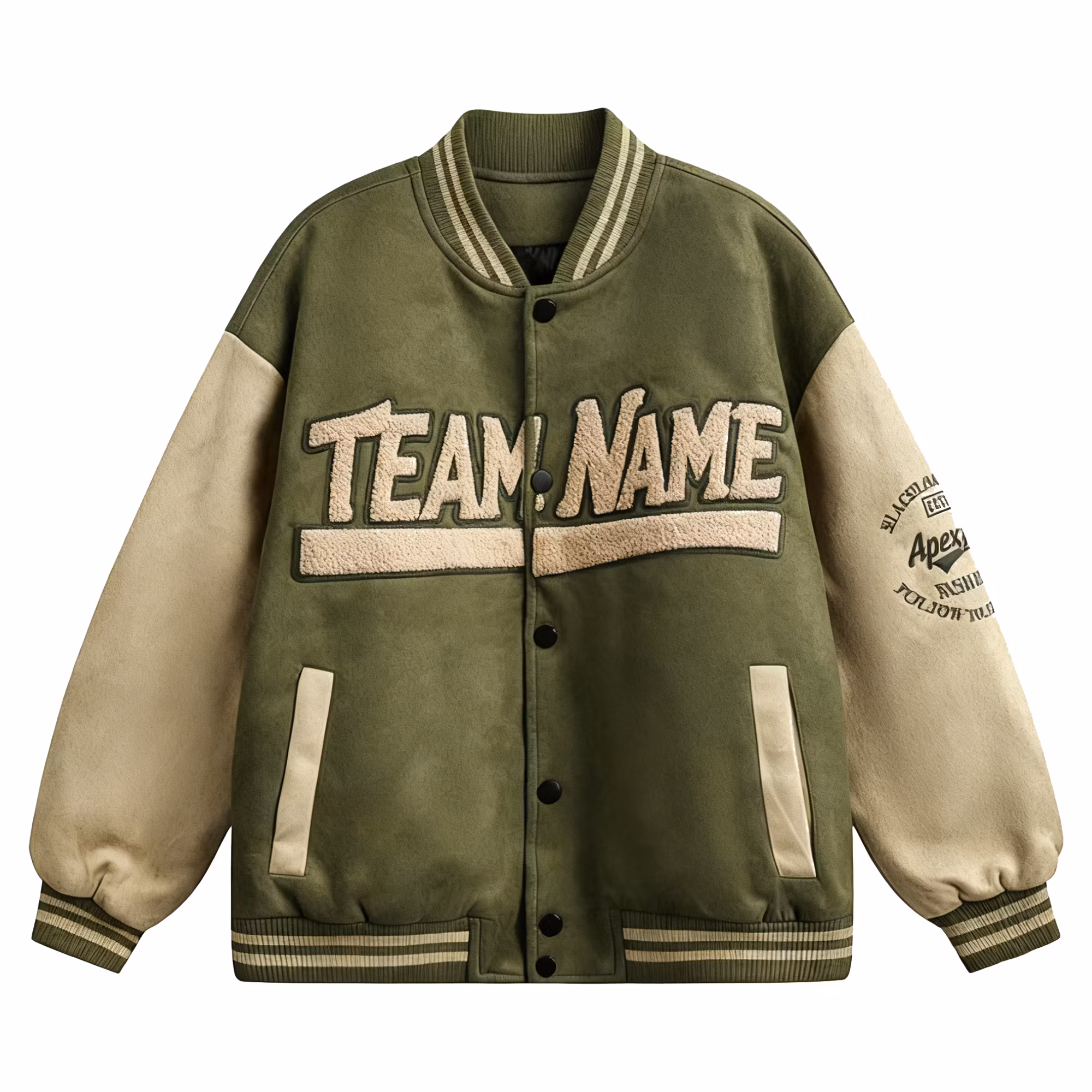 High Quality Custom Casual Winter Fall Outdoored Stylish Comfortable Durable Modern Trendy Classic Varsity Streetwear Shearing