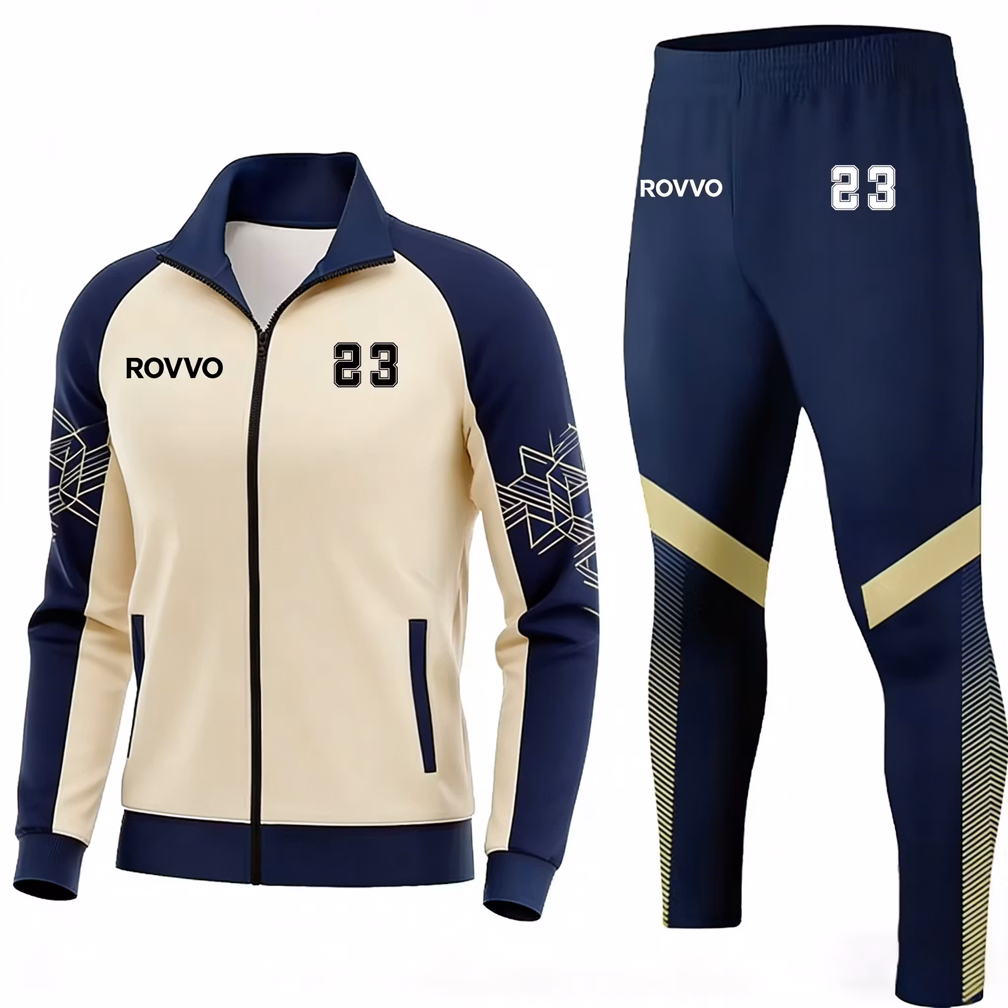 Custom Athletic Waterproof Man Sublimation Soccer Uniform Windbreaker Set Full Zip up Softshell Polyester Tracksuit Manufacturer